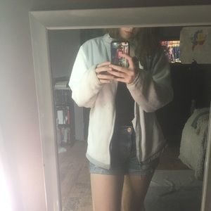 White Fuzzy Fall Jacket